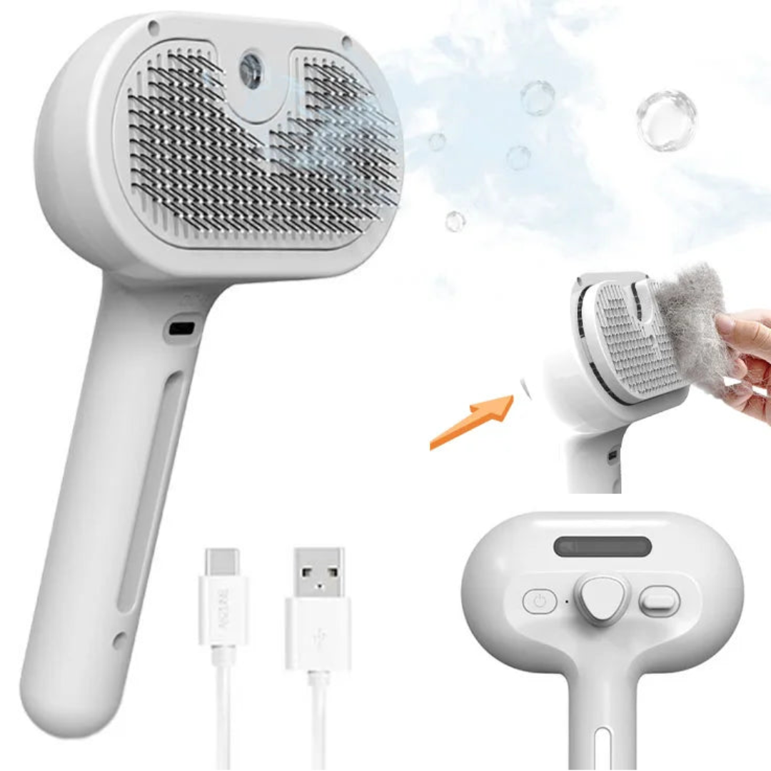 VaporVibe - La Spazzola a Vapore Anti-Nodi e Massaggiante