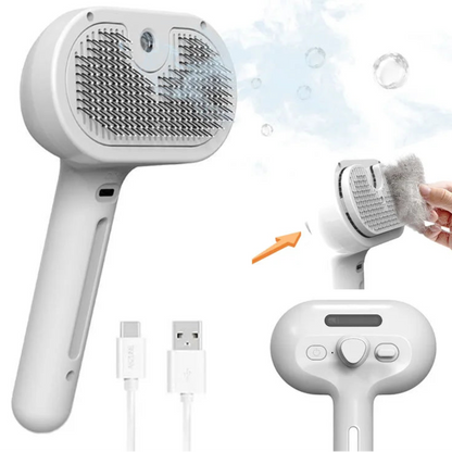 VaporVibe - La Spazzola a Vapore Anti-Nodi e Massaggiante